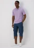 Lilac Solid Polo Shirt - S Image 4