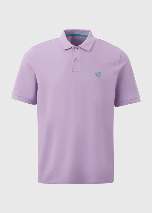 Lilac Solid Polo Shirt - S Image 5