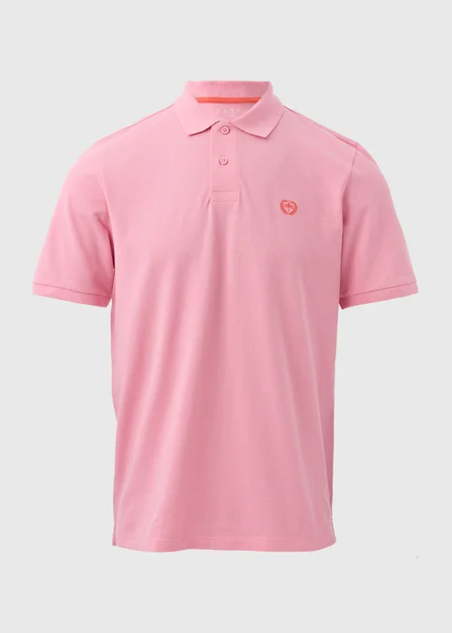 Pink Solid Polo Shirt - S Image 5