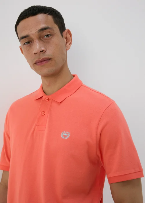 Coral Solid Polo Shirt - S Image 3