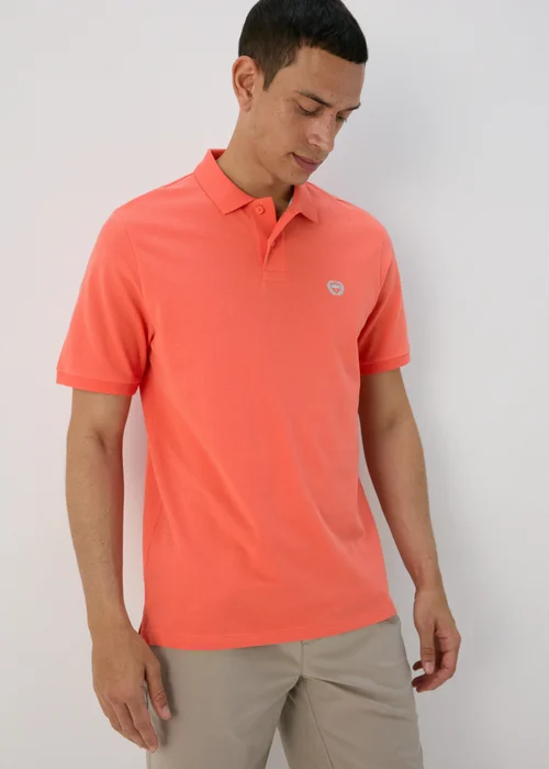 Coral Solid Polo Shirt - S Image 1
