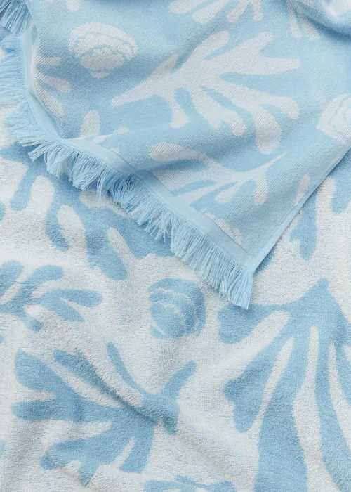 Blue Reef Jacquard Beach Towel (80cm x 160cm) Image 2