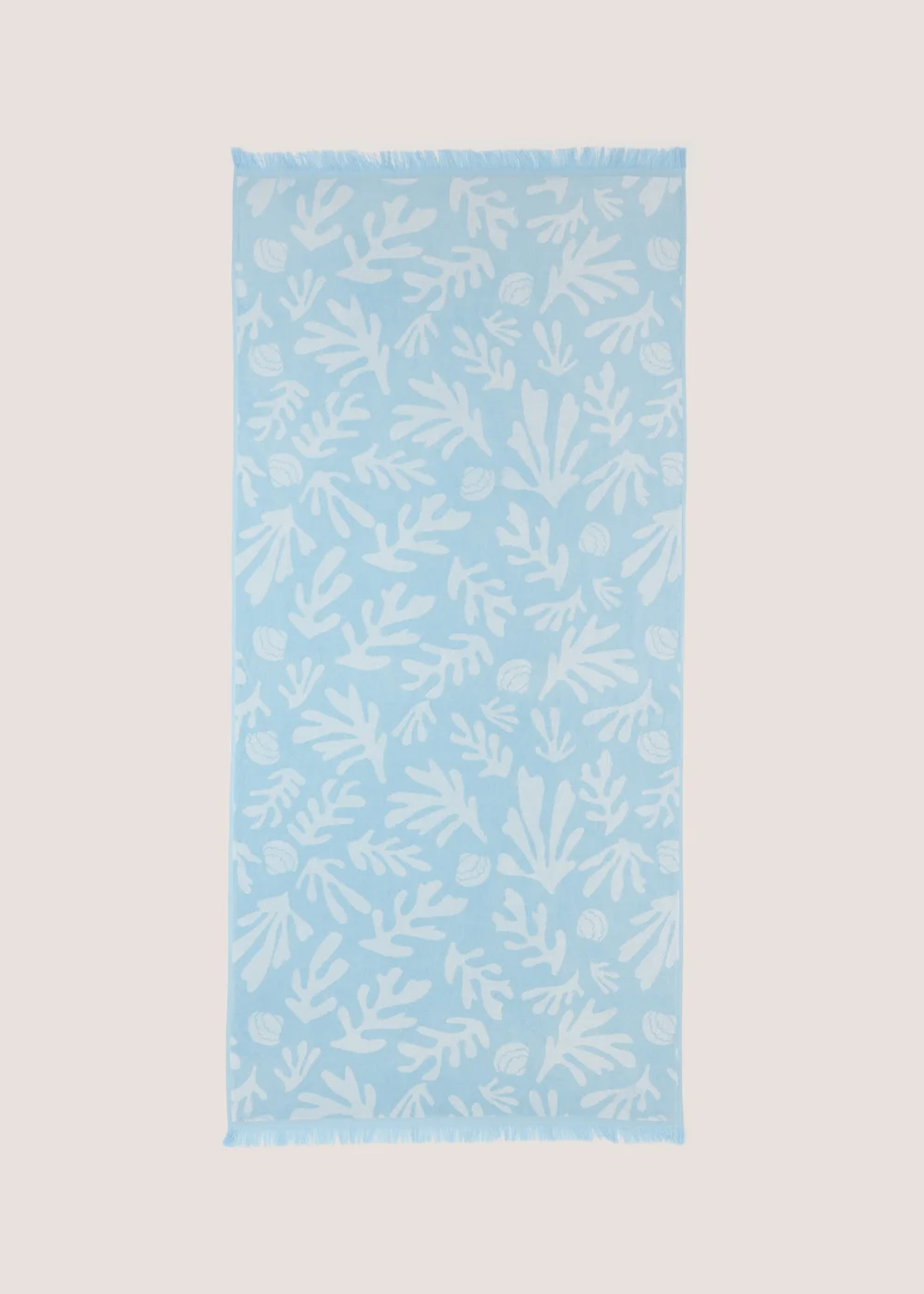Blue Reef Jacquard Beach Towel (80cm x 160cm) Image 1