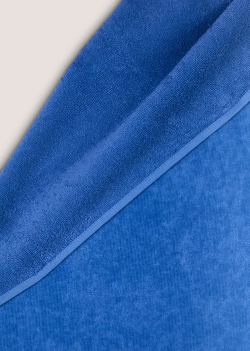 Blue Summer Vibes Slogan Beach Towel (70cm x 140cm) Image 2