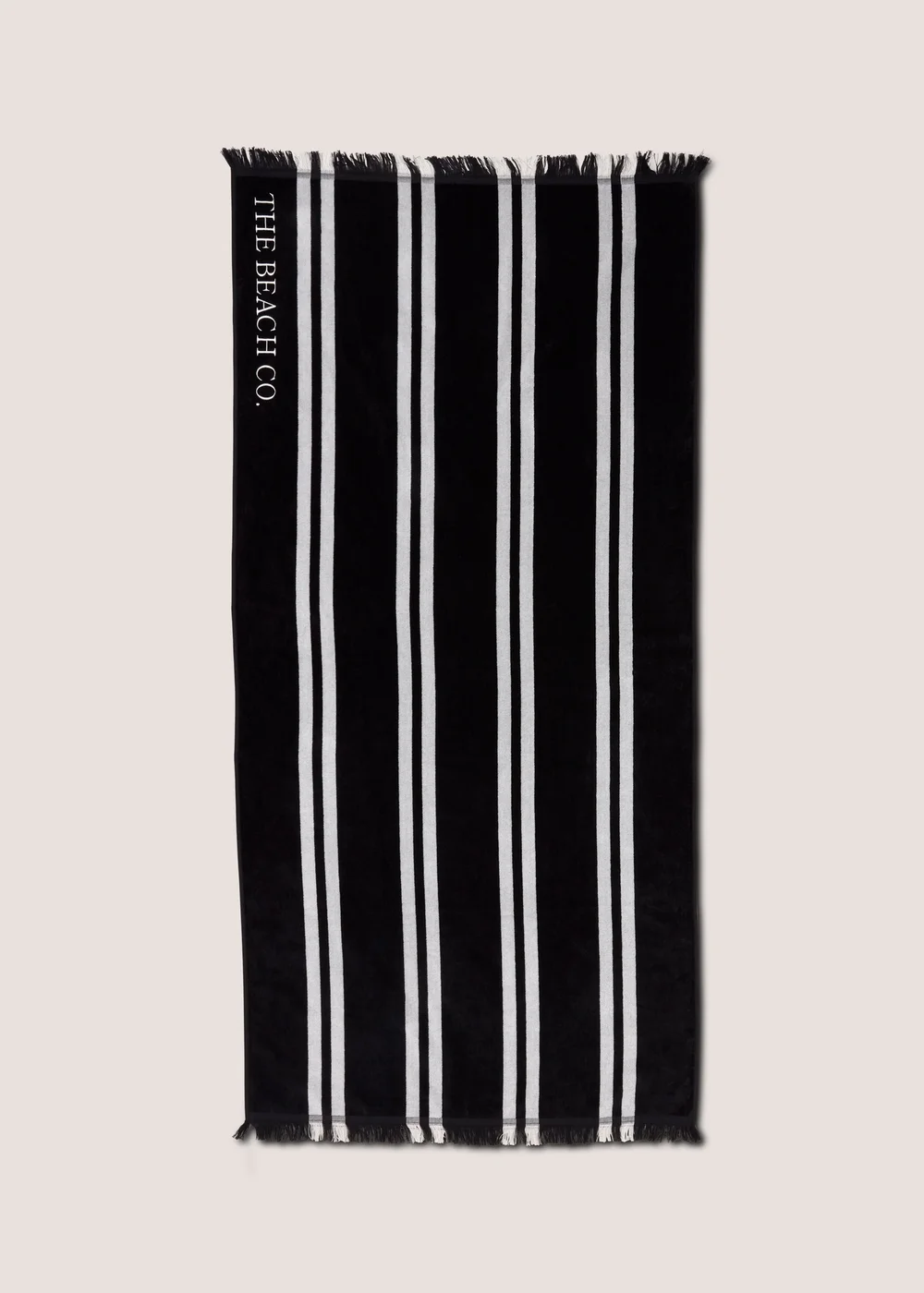 The Beach CO Black Beach Towel (80cm x 160cm) Image 1