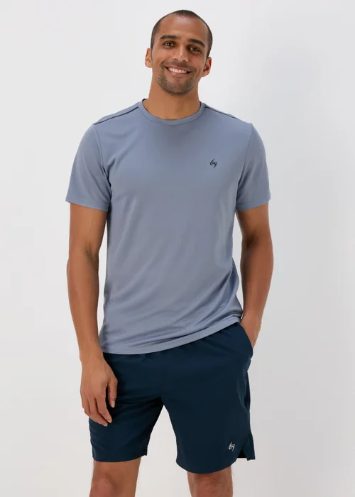 Rust Textured Pacifica Embroidered T-Shirt - Small Image 1