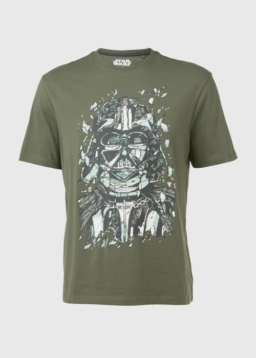 Green Stars Wars Fragment T-Shirt - Small Image 5