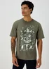 Green Stars Wars Fragment T-Shirt - Small Image 1