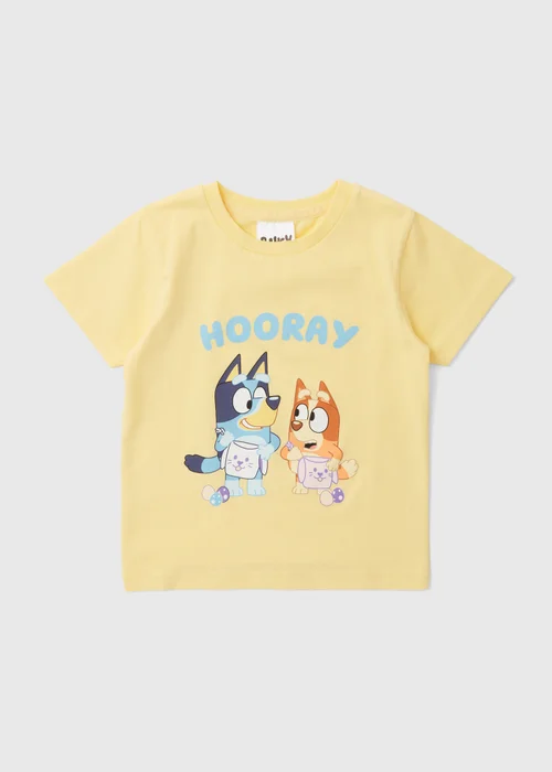 Bluey Yellow Easter T-Shirt (18mths- 6yrs) - 2-3 Yrs Image 1