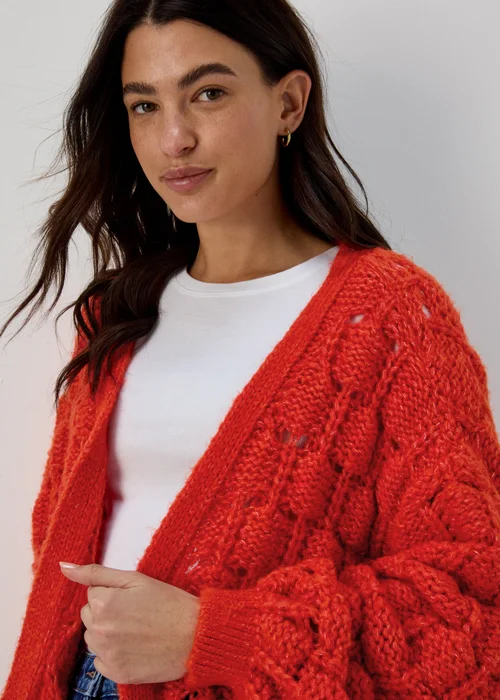 Red Lofty Cardigan - XS Image 3