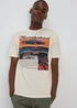 Ecru Thunderbirds Cotton T-Shirt - Small Image 1