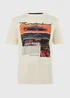 Ecru Thunderbirds Cotton T-Shirt - Small Image 5