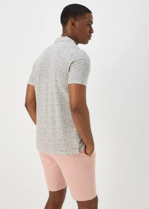 Ecru Cross Hatch Jersey Shirt - S Image 2