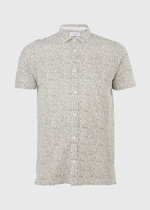Ecru Cross Hatch Jersey Shirt - S Image 5