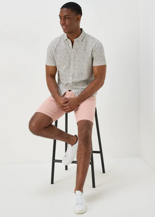 Ecru Cross Hatch Jersey Shirt - S Image 4