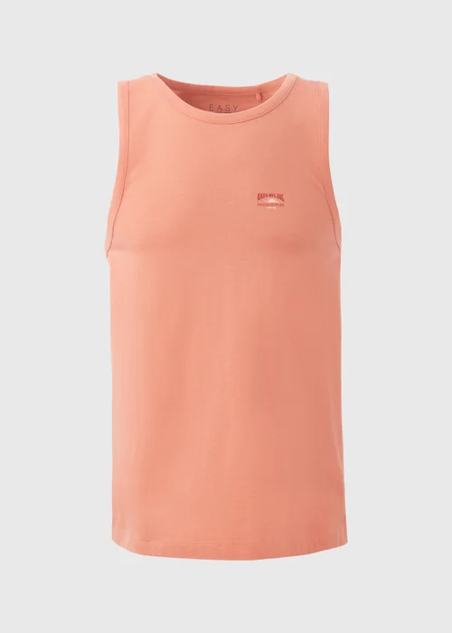 Orange Ringer Jersey Vest - Small Image 5
