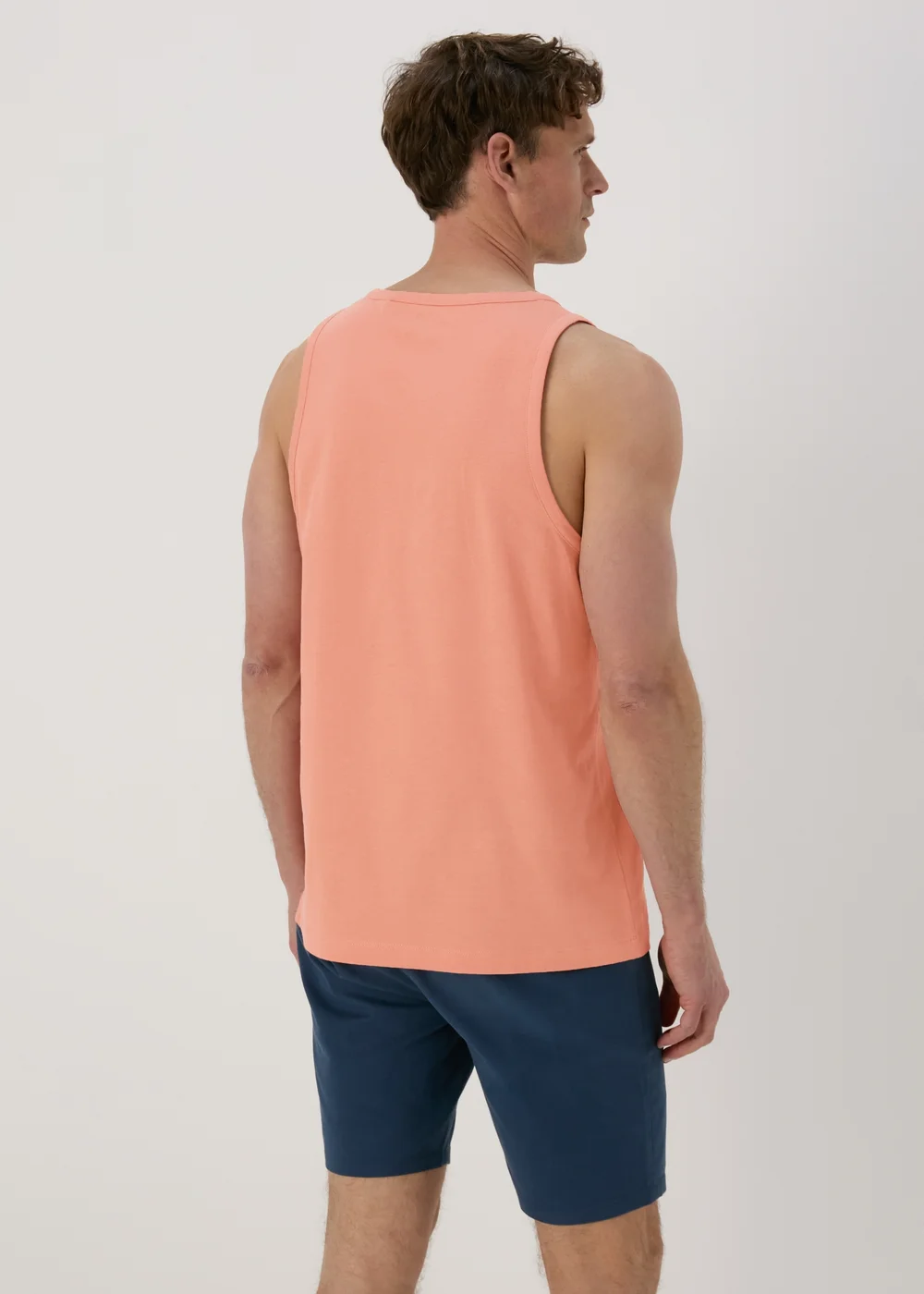 Orange Ringer Jersey Vest - Small Image 2
