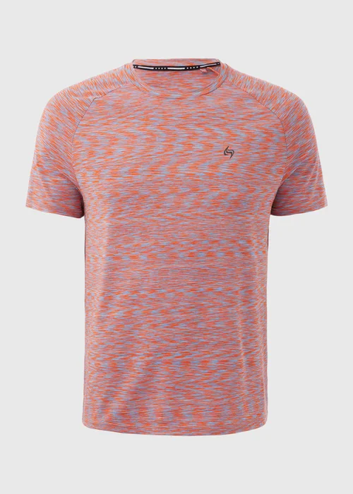Souluxe Orange Space Dye T-Shirt - Small Image 5