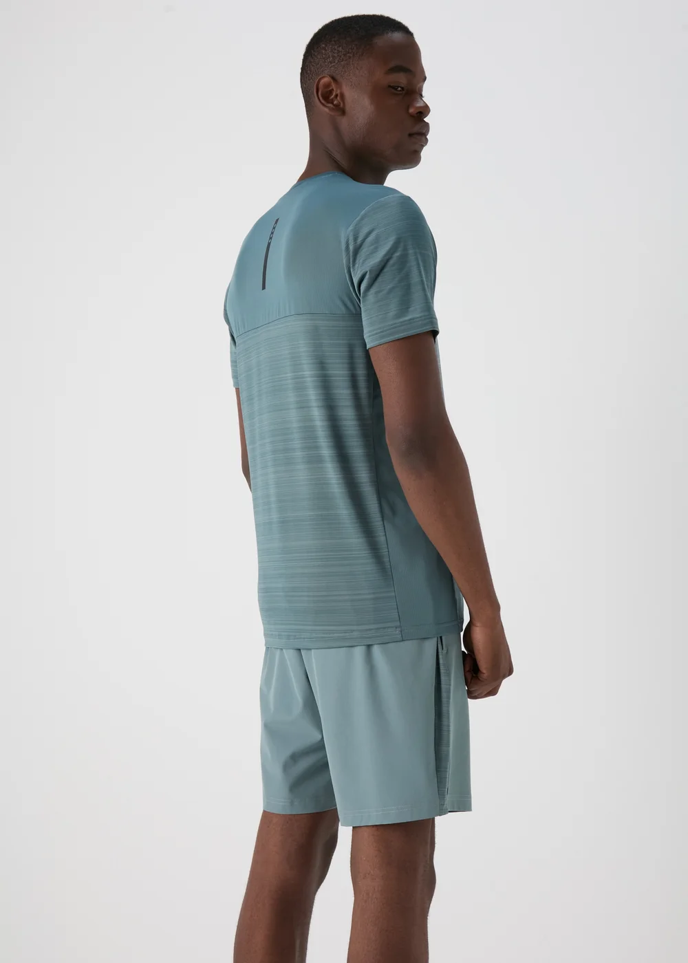 Souluxe Sage Space Dye Woven T-Shirt - S Image 2