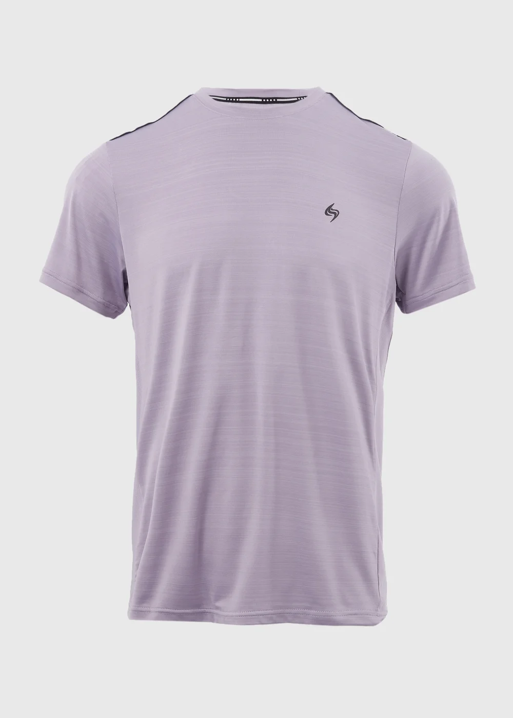 Souluxe Lilac Space Dye Woven T-Shirt - Small Image 1