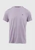Souluxe Lilac Space Dye Woven T-Shirt - Small Image 1