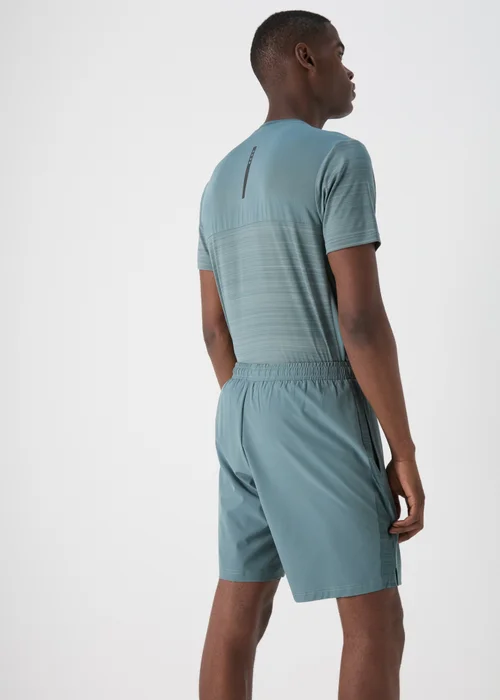 Souluxe Sage Space Dye Cut & Sew Shorts - S Image 2