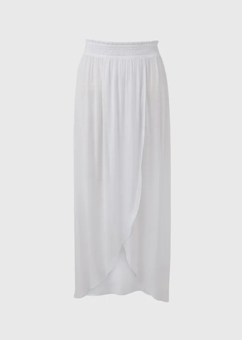 White Bandeau Maxi Dress - XS Image 4