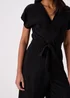Black Plisse Jumpsuit - 8 Image 5