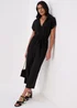 Black Plisse Jumpsuit - 8 Image 7