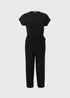 Black Plisse Jumpsuit - 8 Image 9
