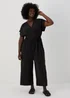 Black Plisse Jumpsuit - 8 Image 2