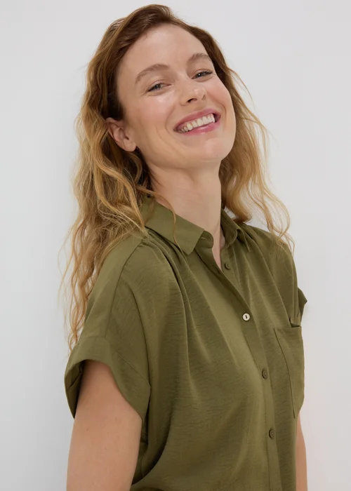Khaki Airflow Shirt - 8 Image 3