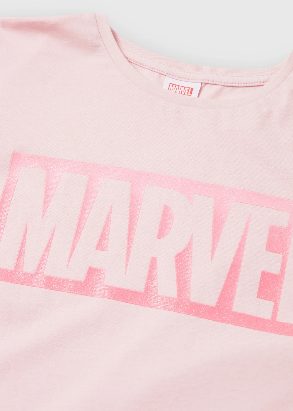 Marvel Girls Pink Shirt (5-12yrs) - Age 5 Years Image 2