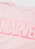 Marvel Girls Pink Shirt (5-12yrs) - Age 5 Years Image 2