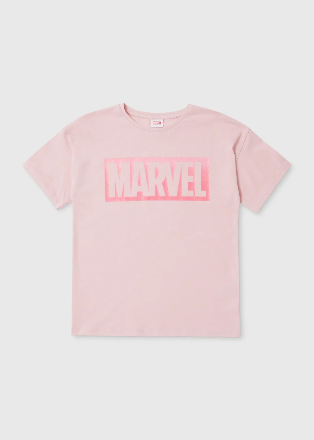 Marvel Girls Pink Shirt (5-12yrs) - Age 5 Years Image 1