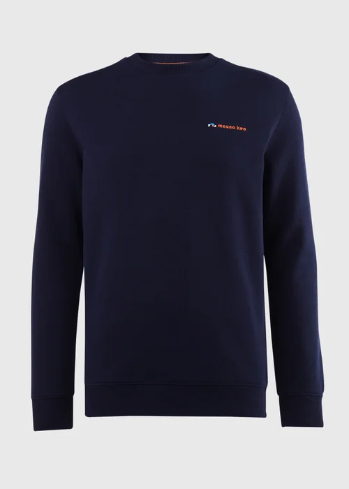 Navy Embroidered Sweatshirt - S Image 5