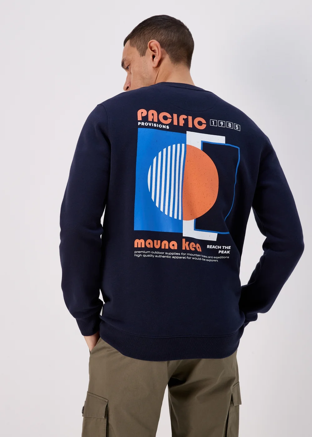 Navy Embroidered Sweatshirt - S Image 2