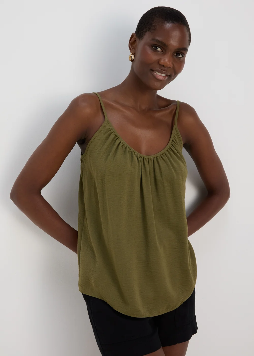 Khaki Cami Top - 8 Image 1