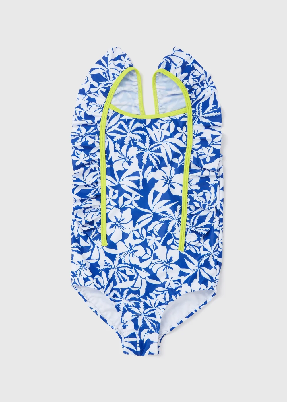 Girls Blue Swimming Costume (1-7yrs) - 1-1.5 Yrs Image 1