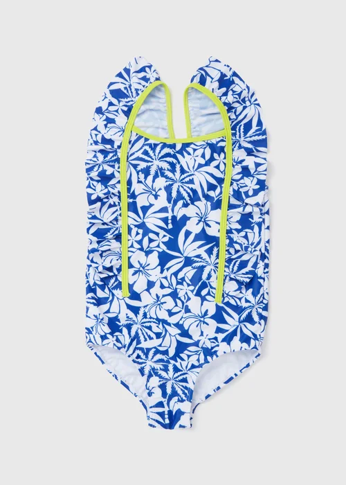 Girls Blue Swimming Costume (1-7yrs) - 1-1.5 Yrs Image 1