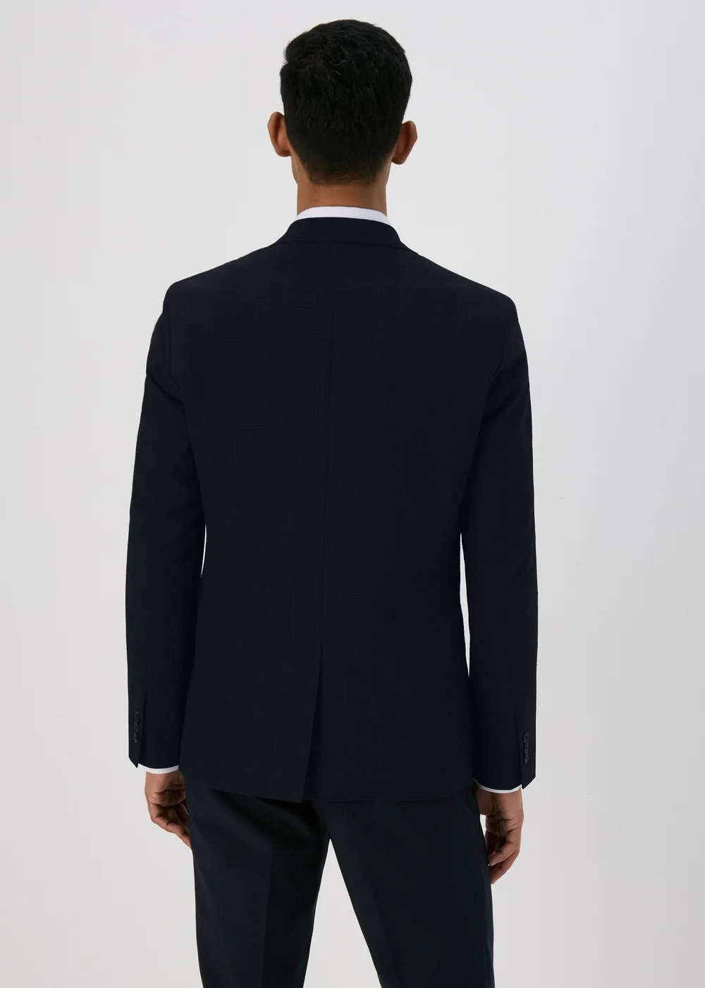 Taylor & Wright Navy Seersucker Blazer - Small Image 2