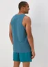 Blue Tapestry Jersey Ringer Vest - Small Image 2