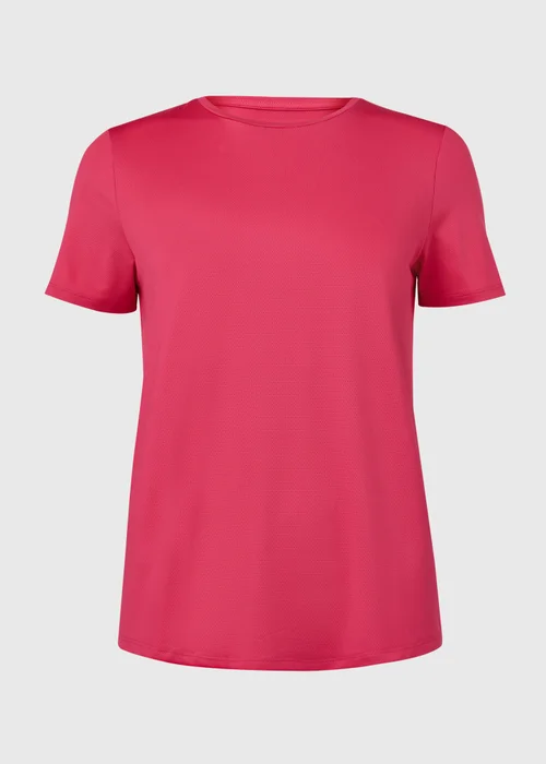 Souluxe Pink Longline Sports T-Shirt - Small Image 9