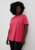 Souluxe Pink Longline Sports T-Shirt - Small Image 2