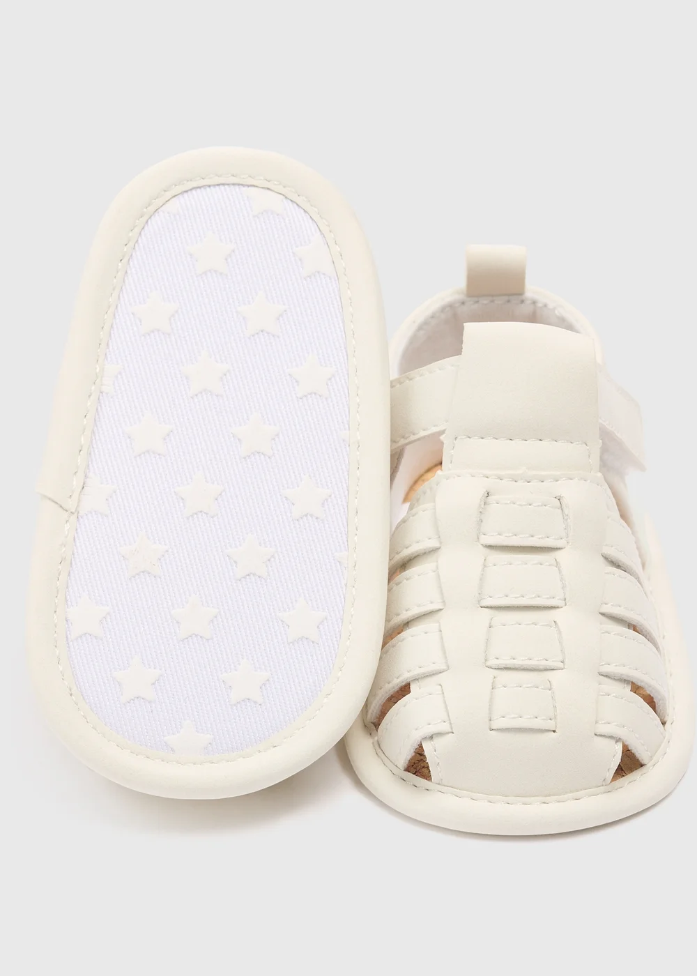 Baby White Caged Sandals (newborn-18mths) - 0-3 months Image 2