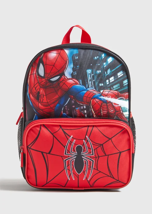 Marvel Kids Red Spiderman Backpack (29.5x23x9cm) - One Size Image 1