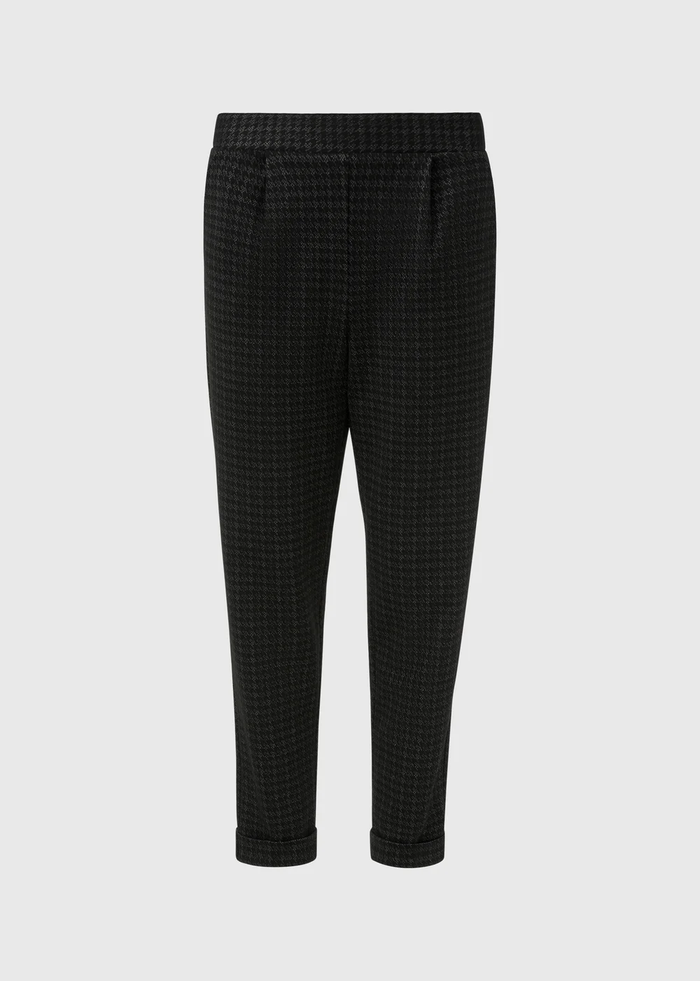 Black Textured Trousers - 8 Image 5