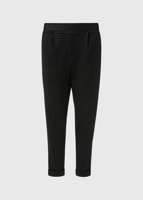Black Textured Trousers - 8 Image 5