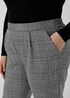 Grey Check Trousers - Size 8 Image 5