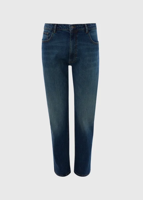 Dark Wash Relaxed Fit Denim Jeans - 32 R Image 5